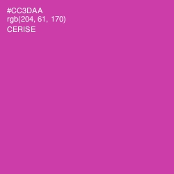 #CC3DAA - Cerise Color Image