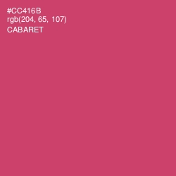 #CC416B - Cabaret Color Image