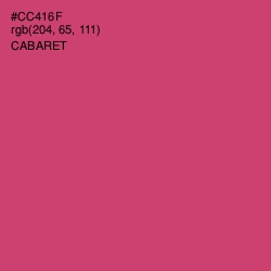 #CC416F - Cabaret Color Image