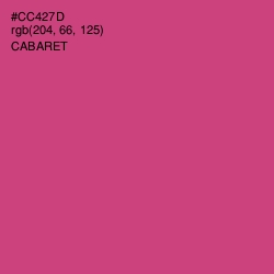 #CC427D - Cabaret Color Image