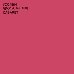 #CC4564 - Cabaret Color Image