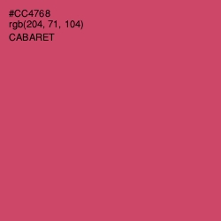 #CC4768 - Cabaret Color Image