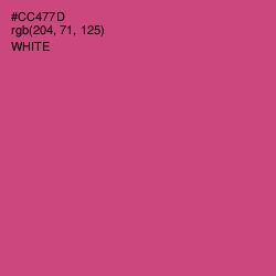 #CC477D - Cabaret Color Image