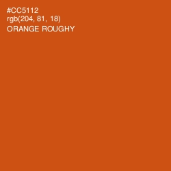 #CC5112 - Orange Roughy Color Image