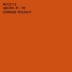 #CC5113 - Orange Roughy Color Image