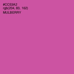 #CC53A2 - Mulberry Color Image
