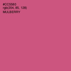 #CC5580 - Mulberry Color Image