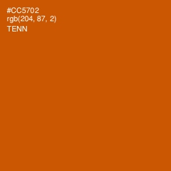 #CC5702 - Tenn Color Image