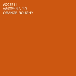 #CC5711 - Orange Roughy Color Image