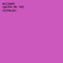 #CC58BE - Hopbush Color Image