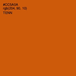 #CC5A0A - Tenn Color Image