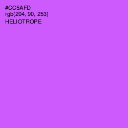 #CC5AFD - Heliotrope Color Image