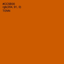 #CC5B00 - Tenn Color Image