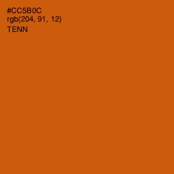 #CC5B0C - Tenn Color Image