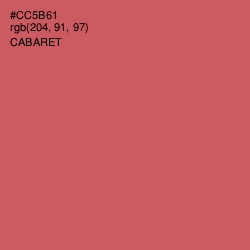 #CC5B61 - Cabaret Color Image