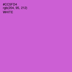 #CC5FD4 - Fuchsia Pink Color Image