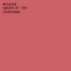 #CC6168 - Contessa Color Image