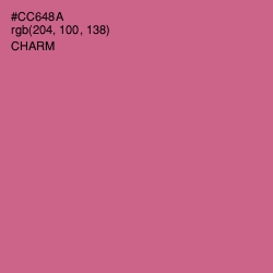 #CC648A - Charm Color Image