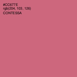 #CC677E - Contessa Color Image