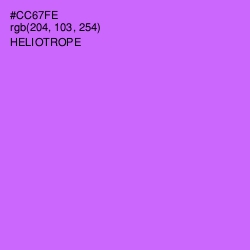 #CC67FE - Heliotrope Color Image