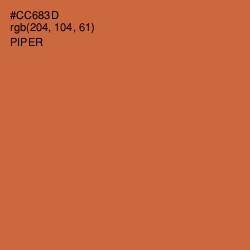 #CC683D - Piper Color Image