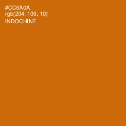 #CC6A0A - Indochine Color Image