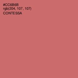 #CC6B6B - Contessa Color Image