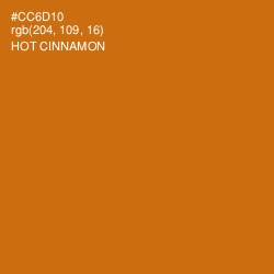 #CC6D10 - Hot Cinnamon Color Image