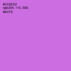 #CC6EE2 - Heliotrope Color Image