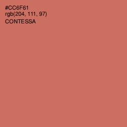 #CC6F61 - Contessa Color Image