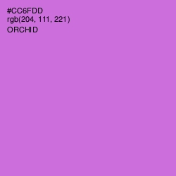 #CC6FDD - Orchid Color Image