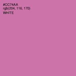 #CC74AA - Hopbush Color Image