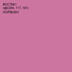 #CC75A1 - Hopbush Color Image