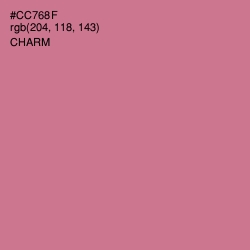 #CC768F - Charm Color Image