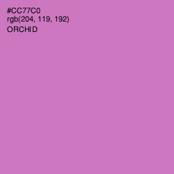 #CC77C0 - Orchid Color Image