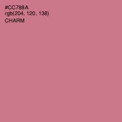 #CC788A - Charm Color Image