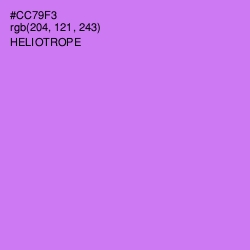 #CC79F3 - Heliotrope Color Image