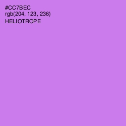 #CC7BEC - Heliotrope Color Image