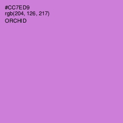 #CC7ED9 - Orchid Color Image