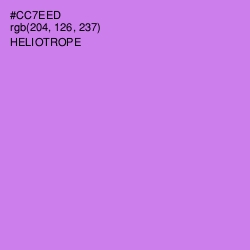#CC7EED - Heliotrope Color Image