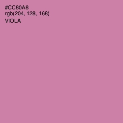 #CC80A8 - Viola Color Image