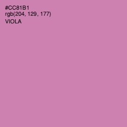 #CC81B1 - Viola Color Image
