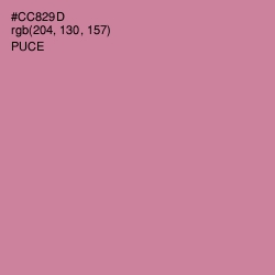 #CC829D - Puce Color Image