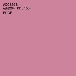 #CC839B - Puce Color Image