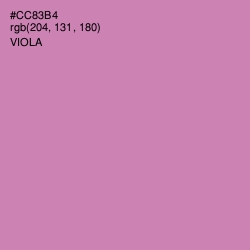 #CC83B4 - Viola Color Image