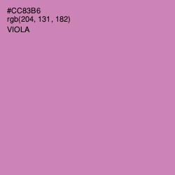#CC83B6 - Viola Color Image