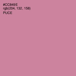 #CC849E - Puce Color Image