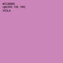 #CC85B8 - Viola Color Image
