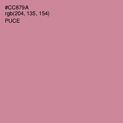 #CC879A - Puce Color Image