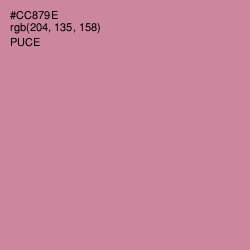 #CC879E - Puce Color Image